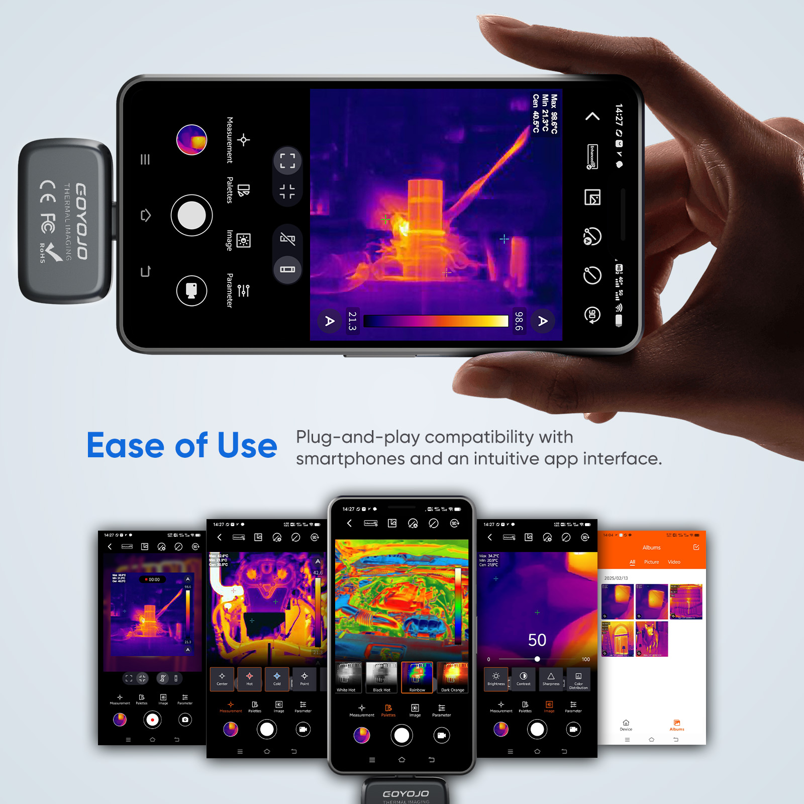 GOYOJO iPhone/Android/Tablet i - Thermal Imaging Camera 256X192 incelemesi ve fiyatı