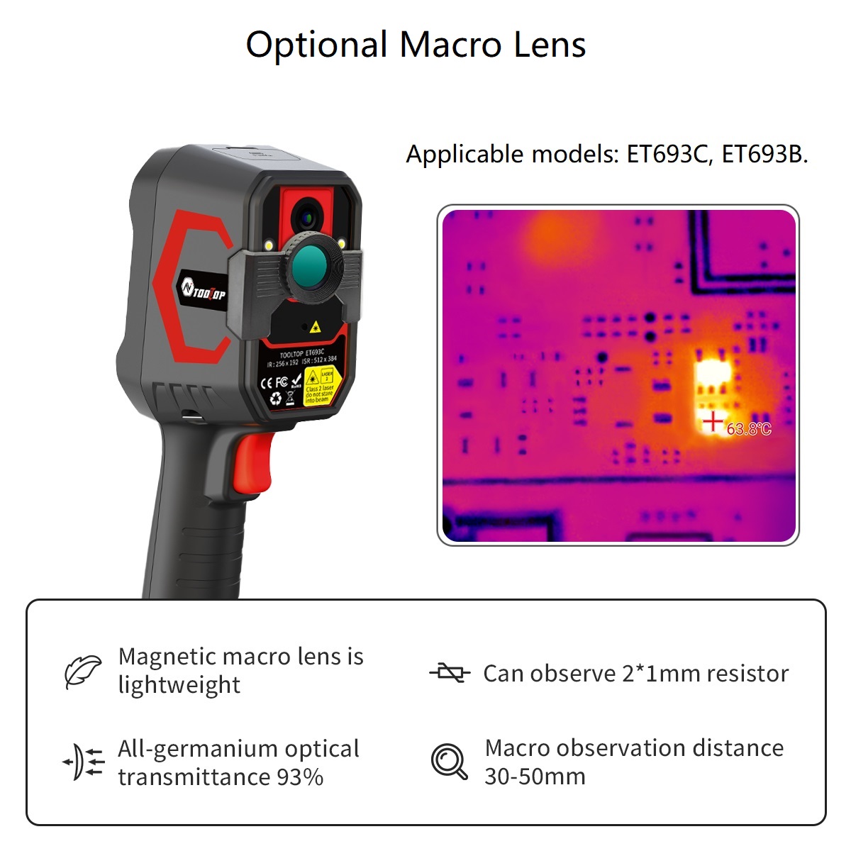 TOOLTOP ET693C 256*192 Termal  - Nf 521 Thermal Imaging Camera incelemesi ve fiyatı